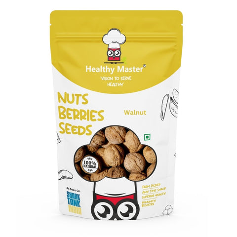 Healthy Master Premium Quality Walnuts |With Shell